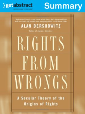 cover image of Rights from Wrongs (Summary)